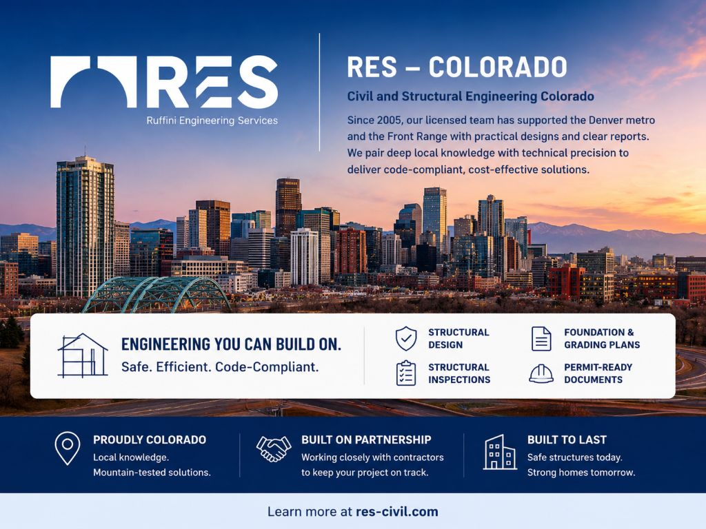 RES Civil Engineering - Trusted Structural Engineering Partner of Prime Structure serving the Denver Metro Area