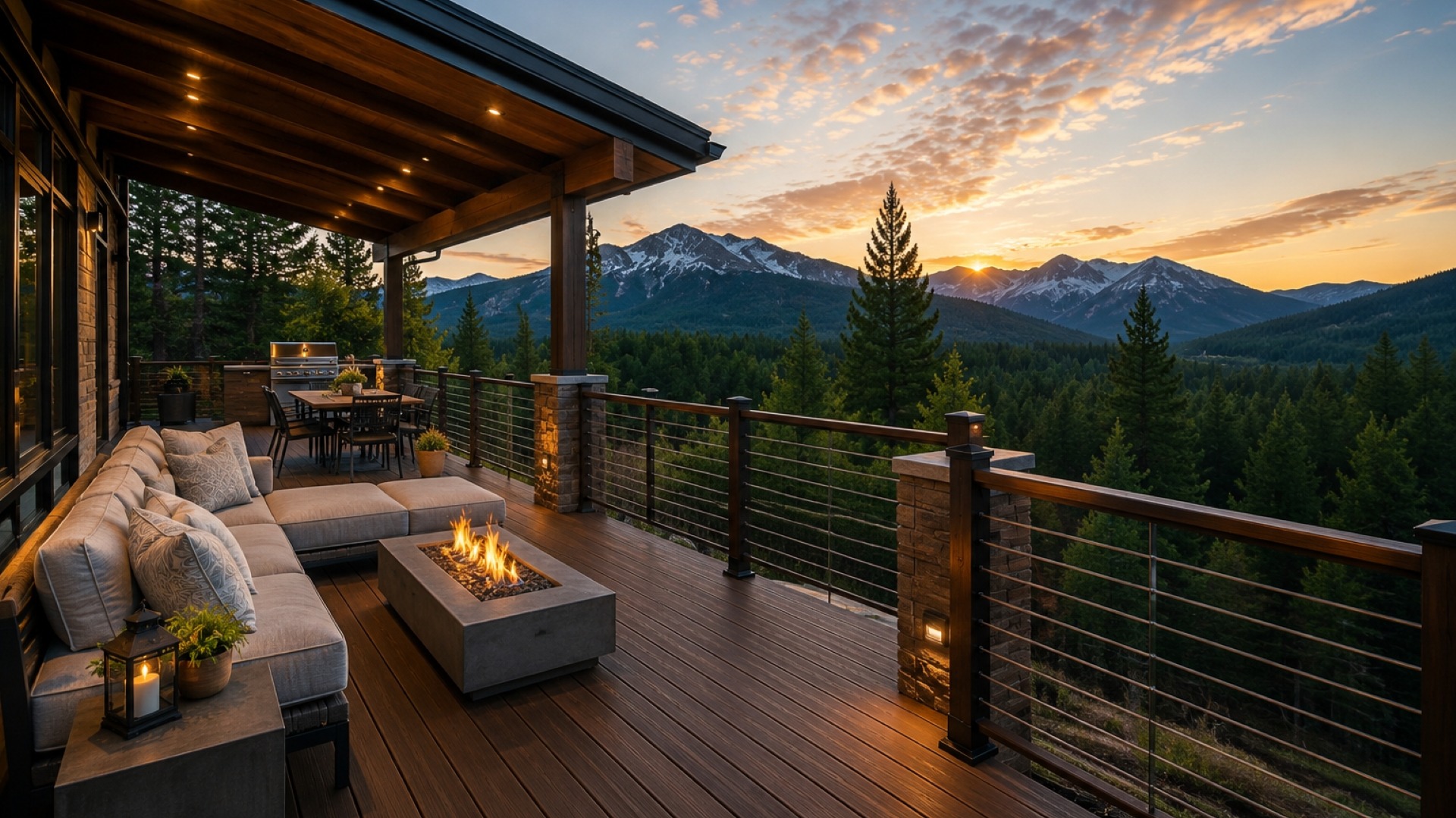 Prime Structure crew framing a custom residential deck